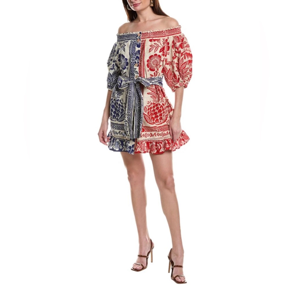 NWT Farm Rio - Mixed Pineapple Garden Dress